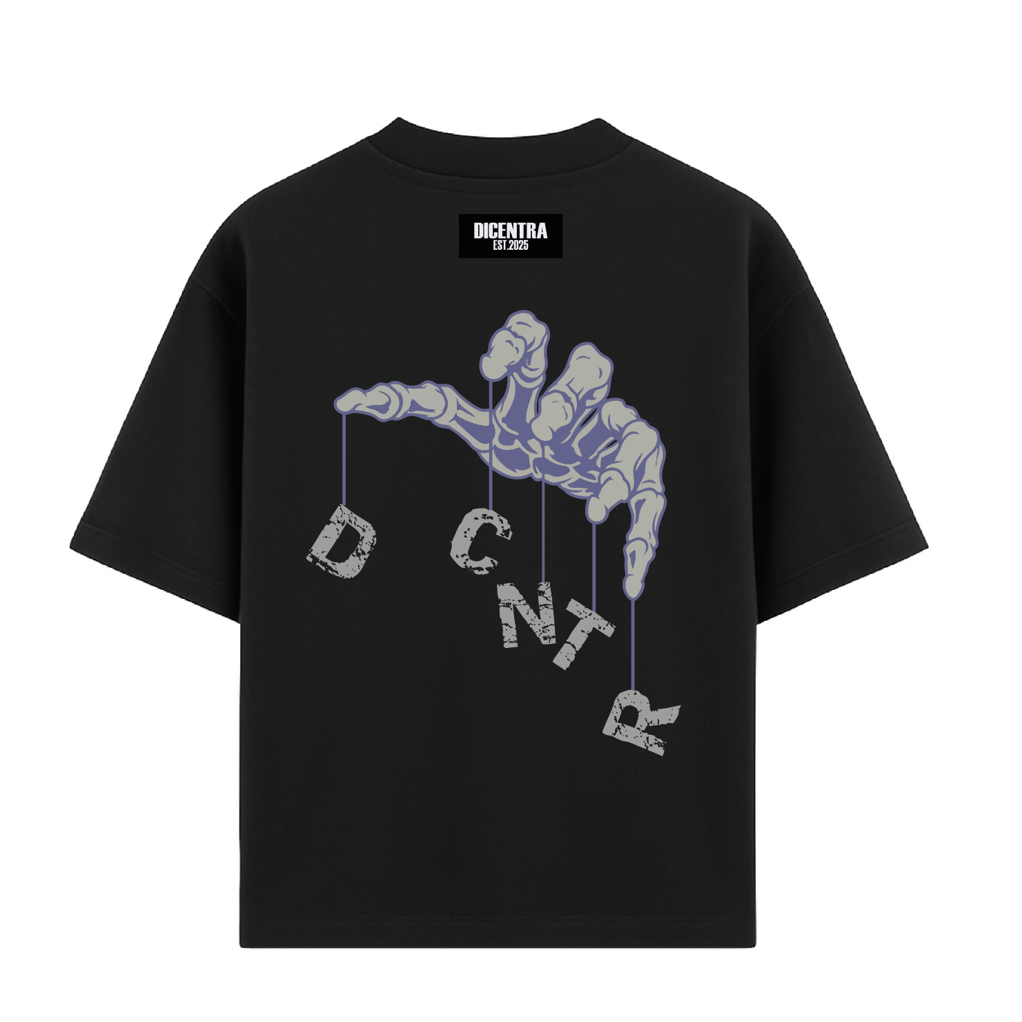 Camiseta Negra Hand - WTTG