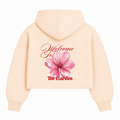 Hoodie Cream Flower - WTTG