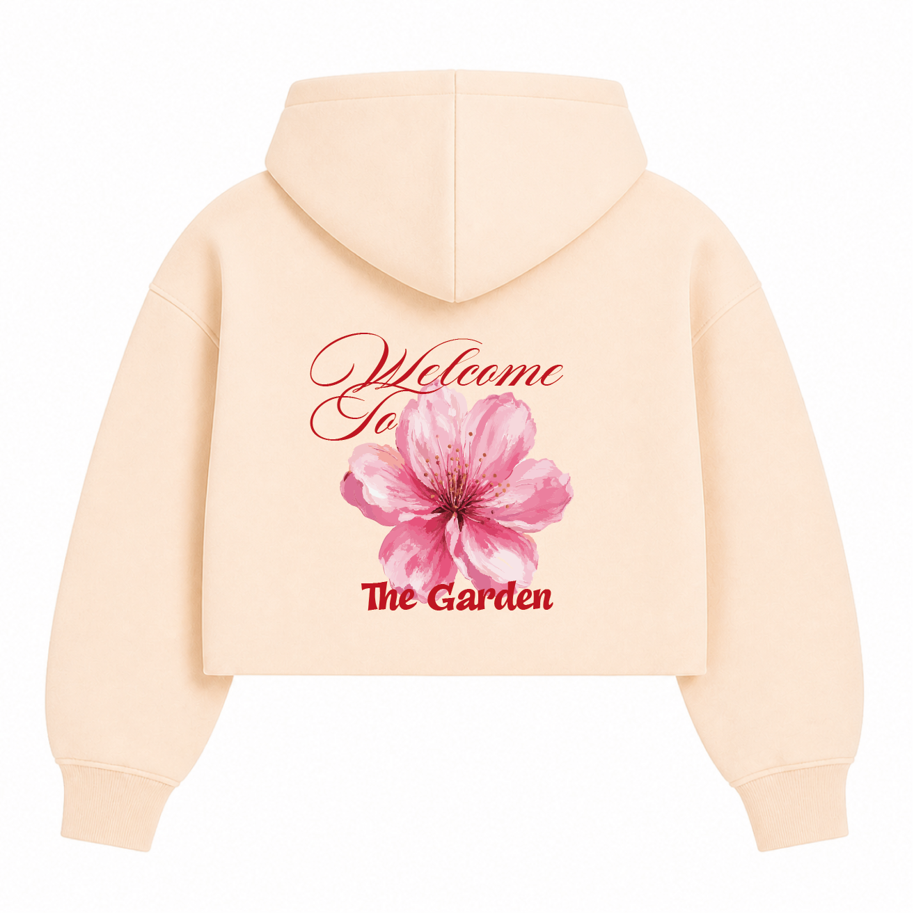 Hoodie Cream Flower - WTTG