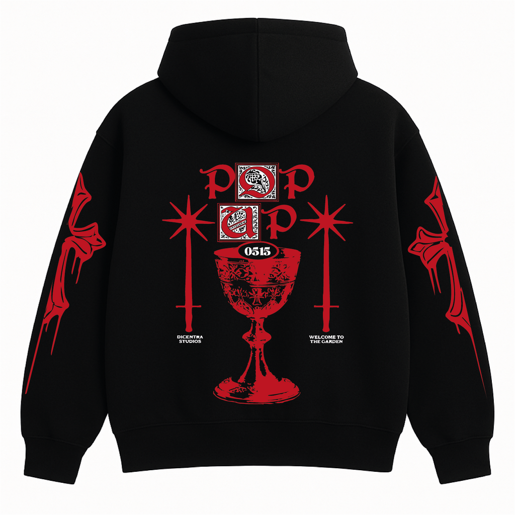 Hoodie Negro Cup - WWTG