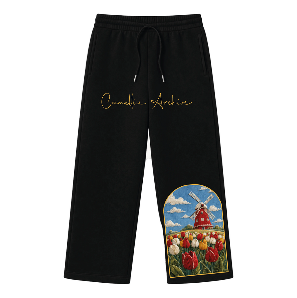 Sudadera Negra Tulipán - CM