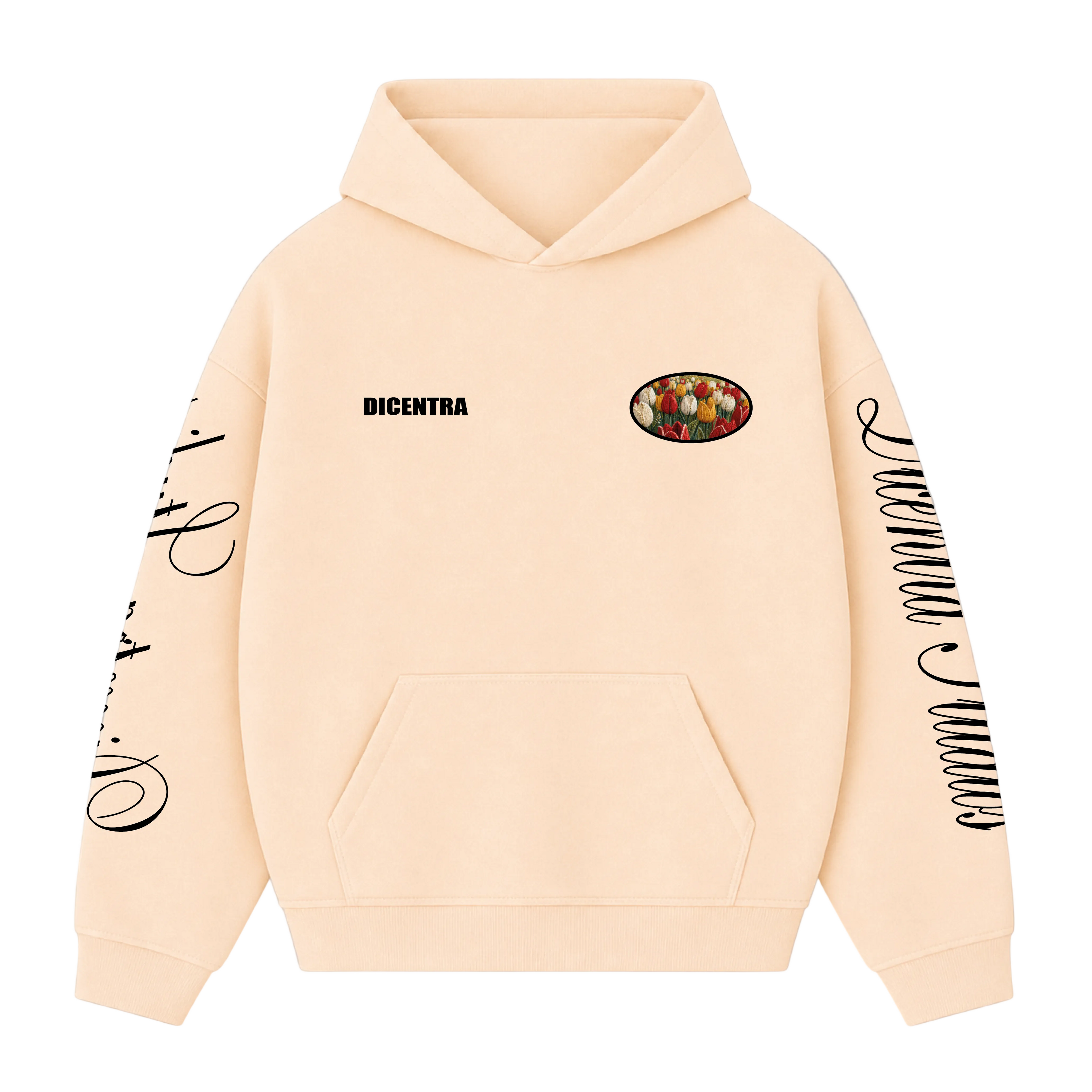 Hoodie Cream Tulipan - CM