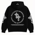 Hoodie Negro Cruz - CM