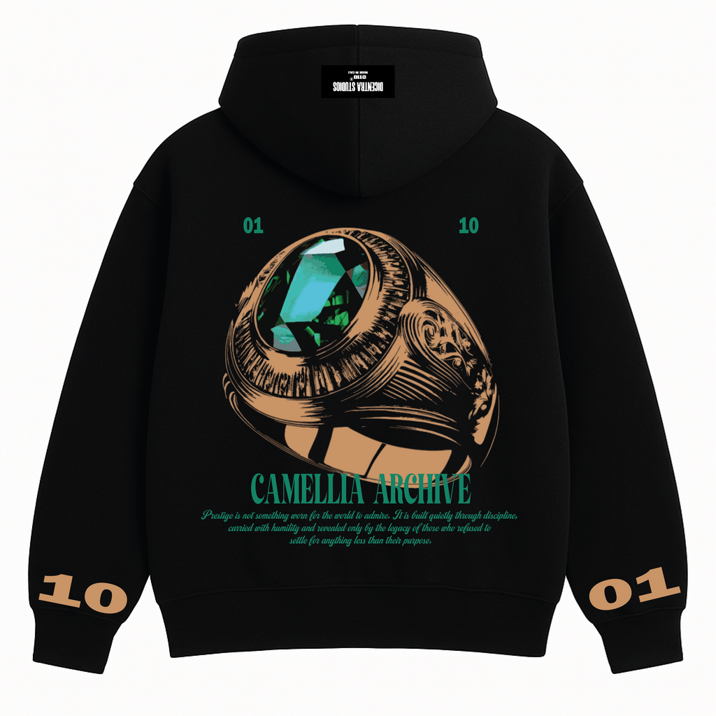 Hoodie Negro Luxury - CM