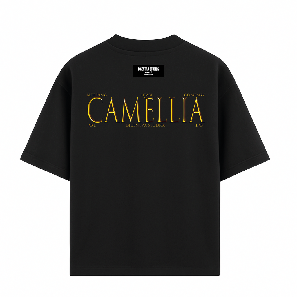 Camiseta Negra  Gold - CM