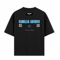 Camiseta Negra Cyan - CM