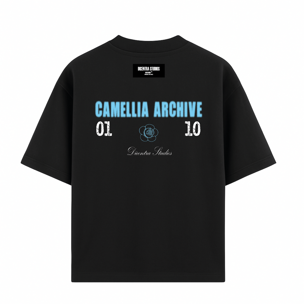 Camiseta Negra Cyan - CM