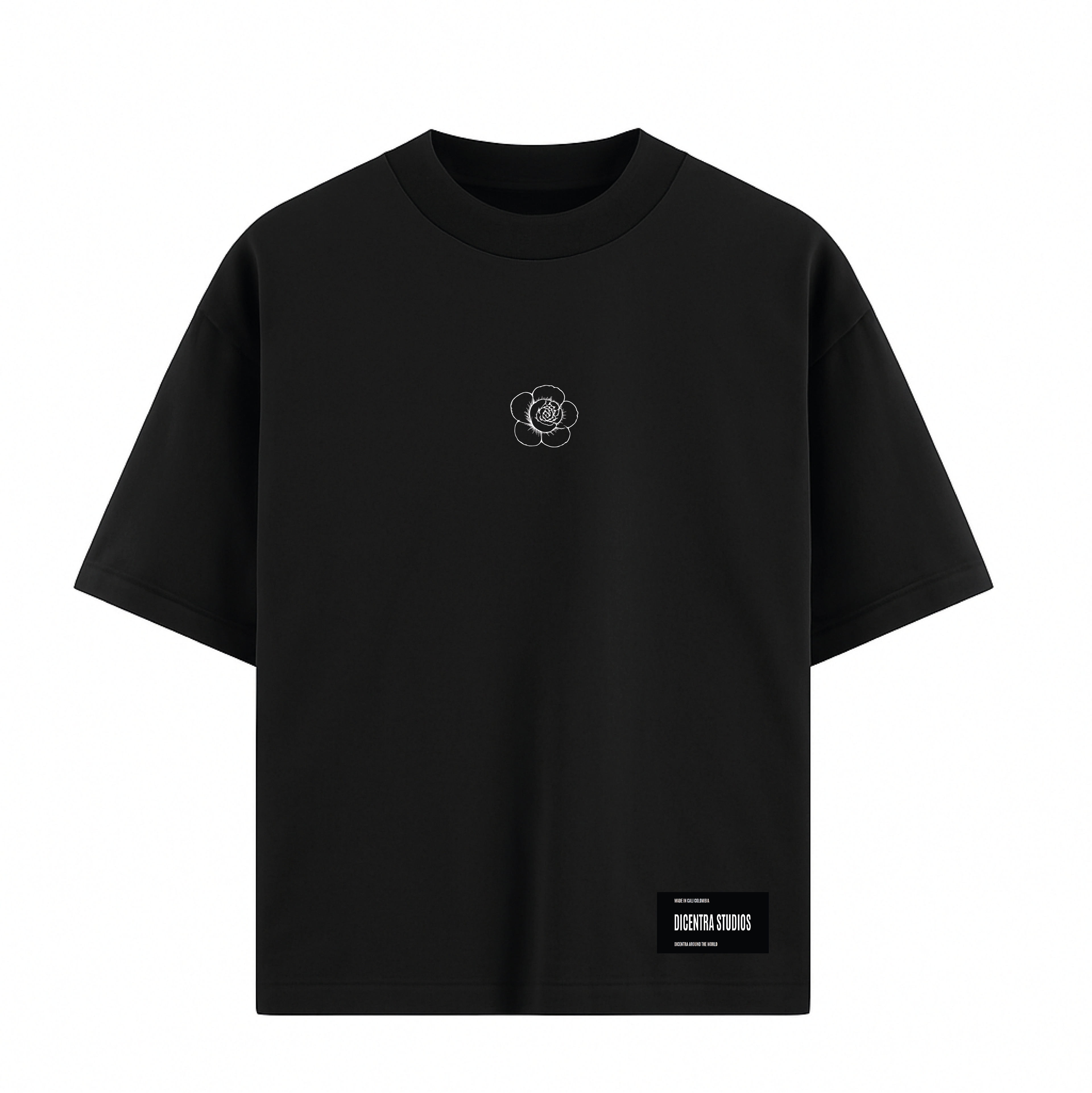 Camiseta Negra Camellia Archive - CM