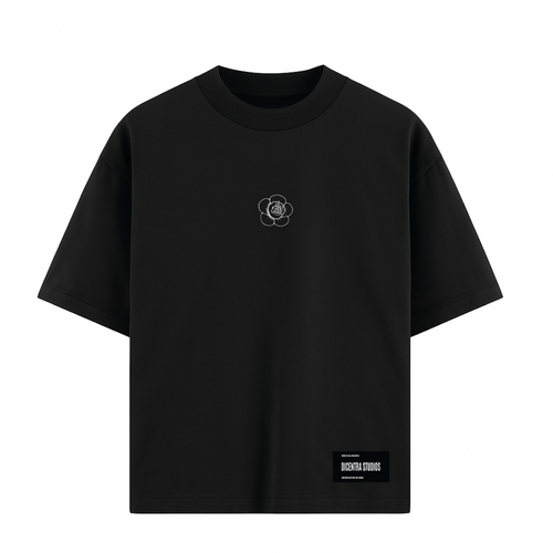 Camiseta Negra Camellia Archive - CM