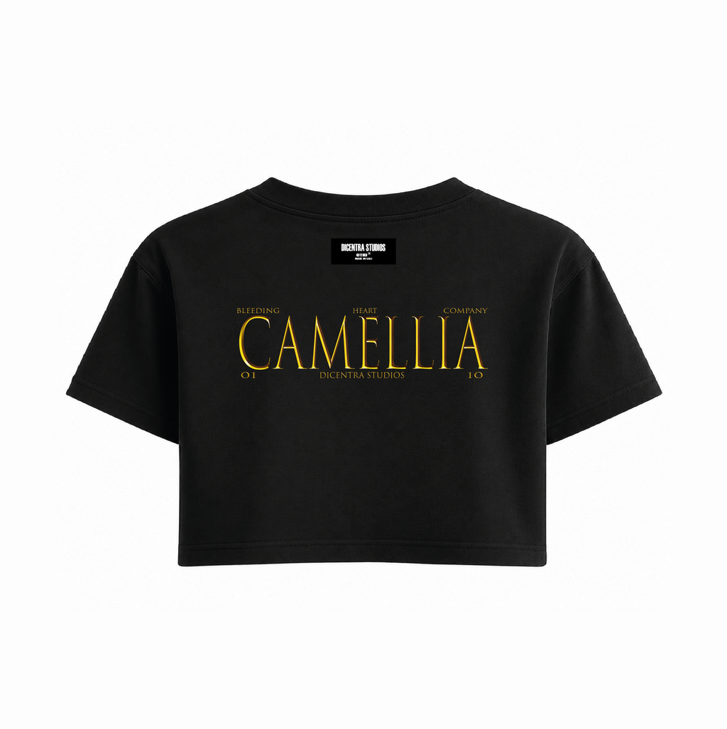 Camiseta Negra Corta Gold - CM