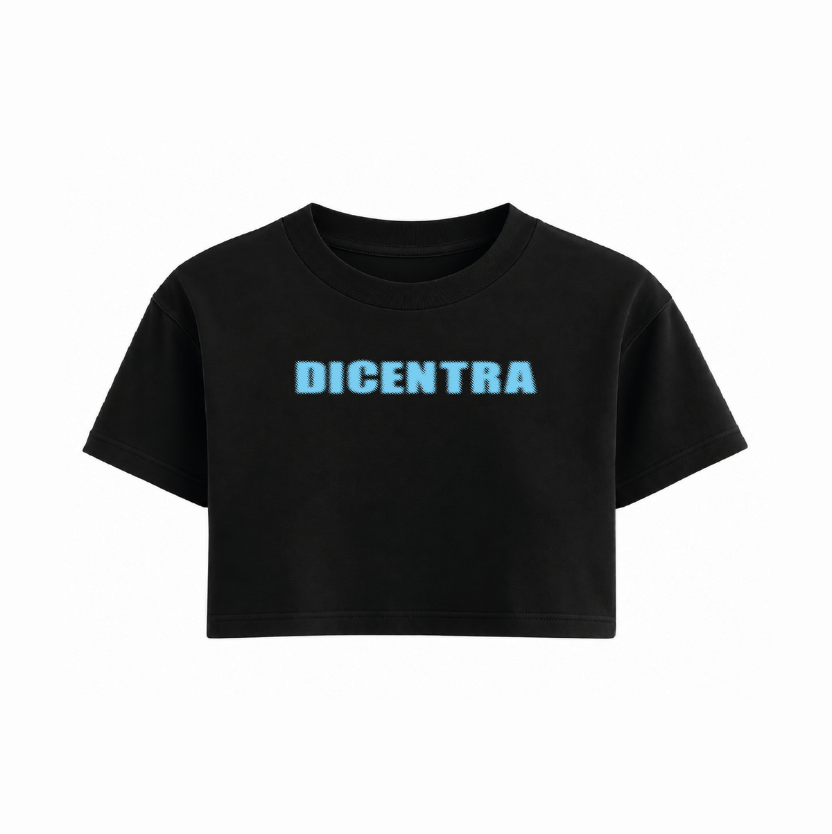 Camiseta Negra Corta Cyan - CM