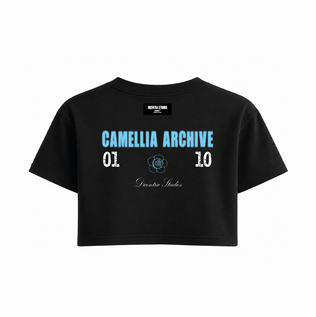 Camiseta Negra Corta Cyan - CM