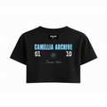 Camiseta Negra Corta Cyan - CM