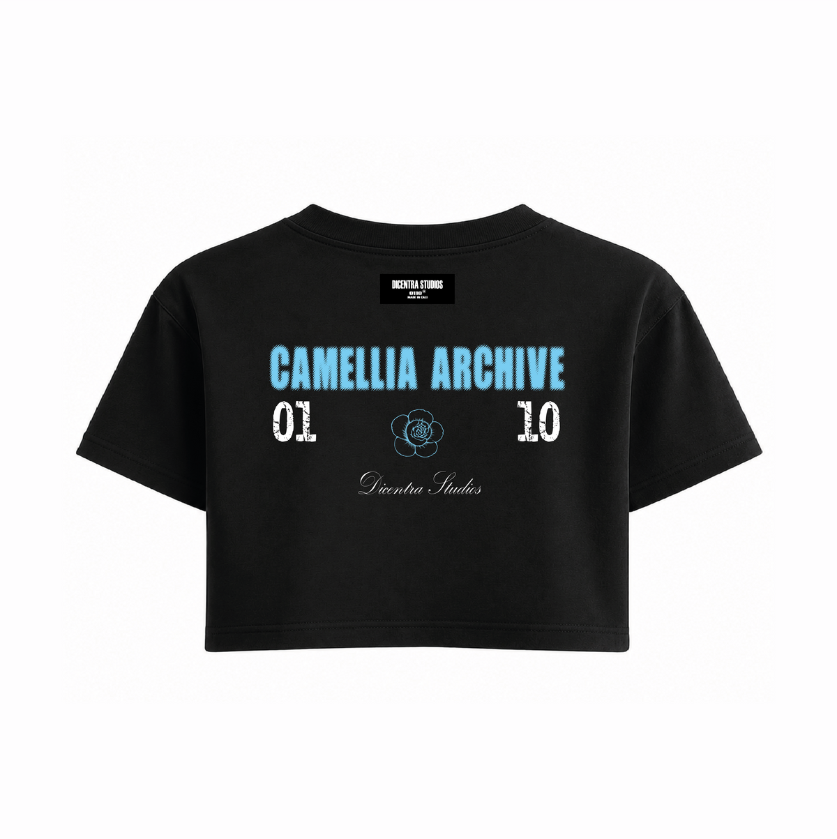 Camiseta Negra Corta Cyan - CM