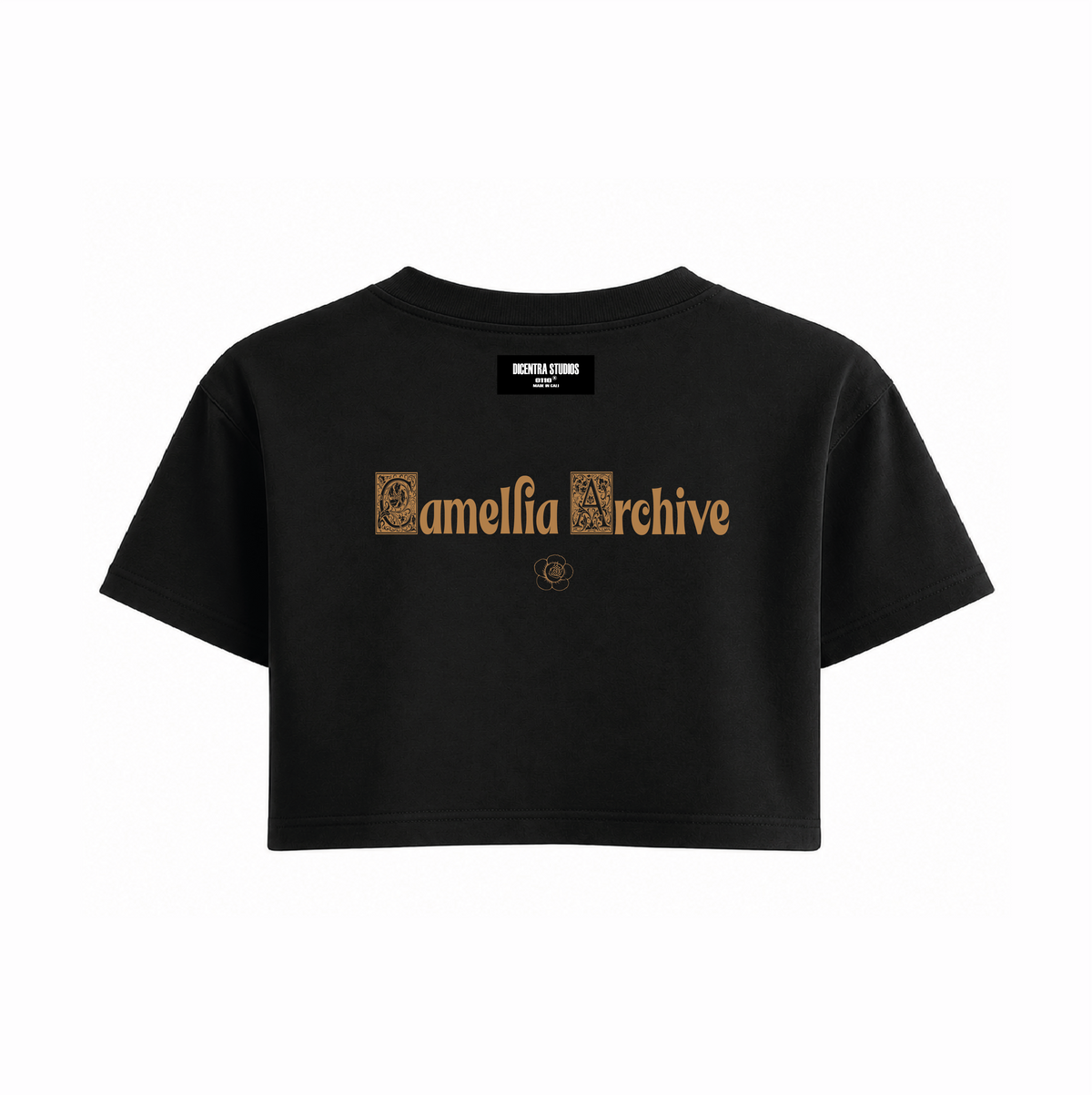 Camiseta Negra Corta Monolito - CM
