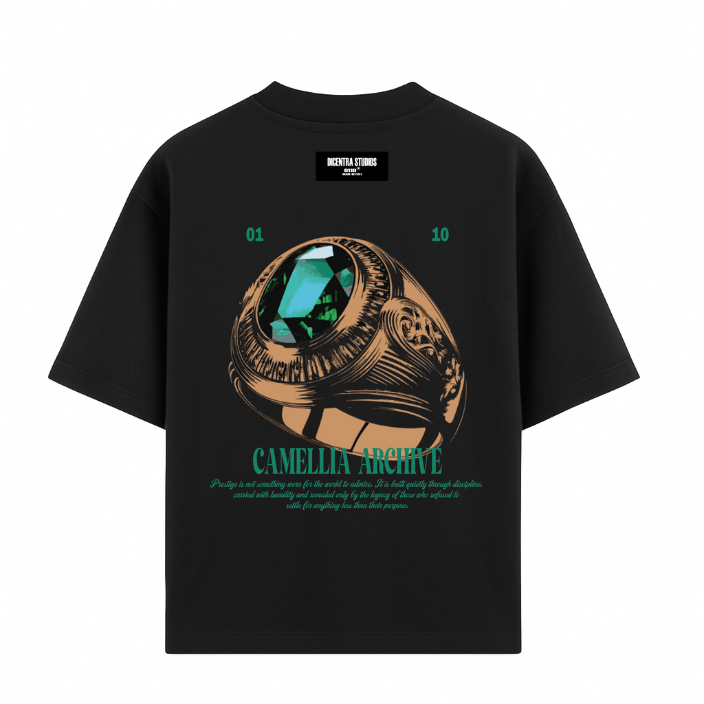 Camiseta Negra Luxury - CM