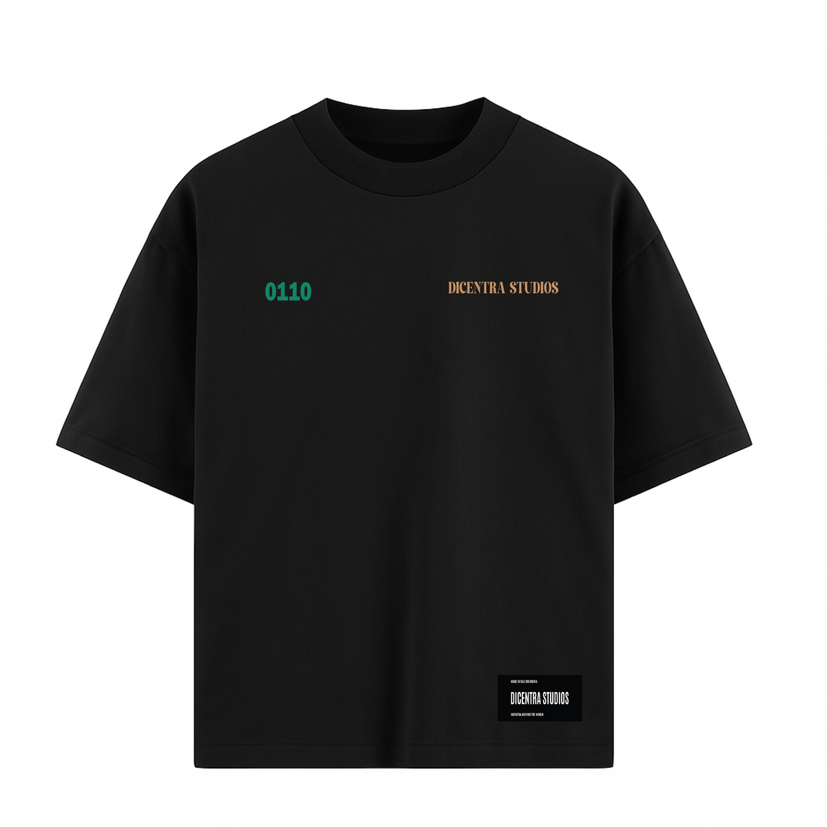 Camiseta Negra Luxury - CM