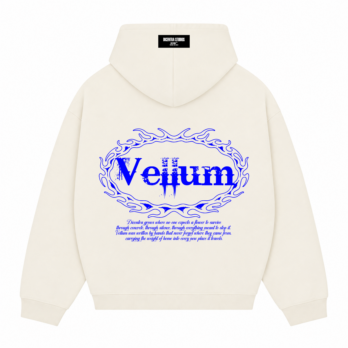 Hoodie Blanco VellumBlue - VL