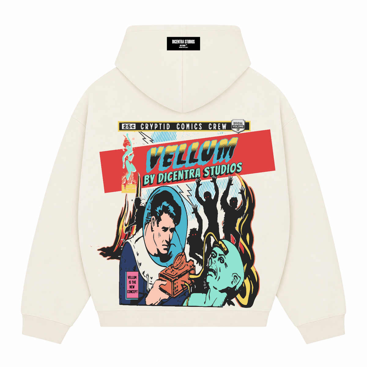 Hoodie Blanco Comic - VL