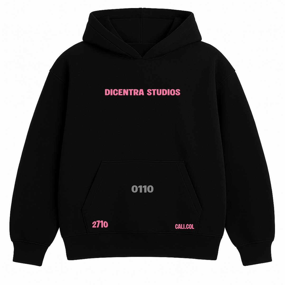 Hoodie Negro Pinkie - VL