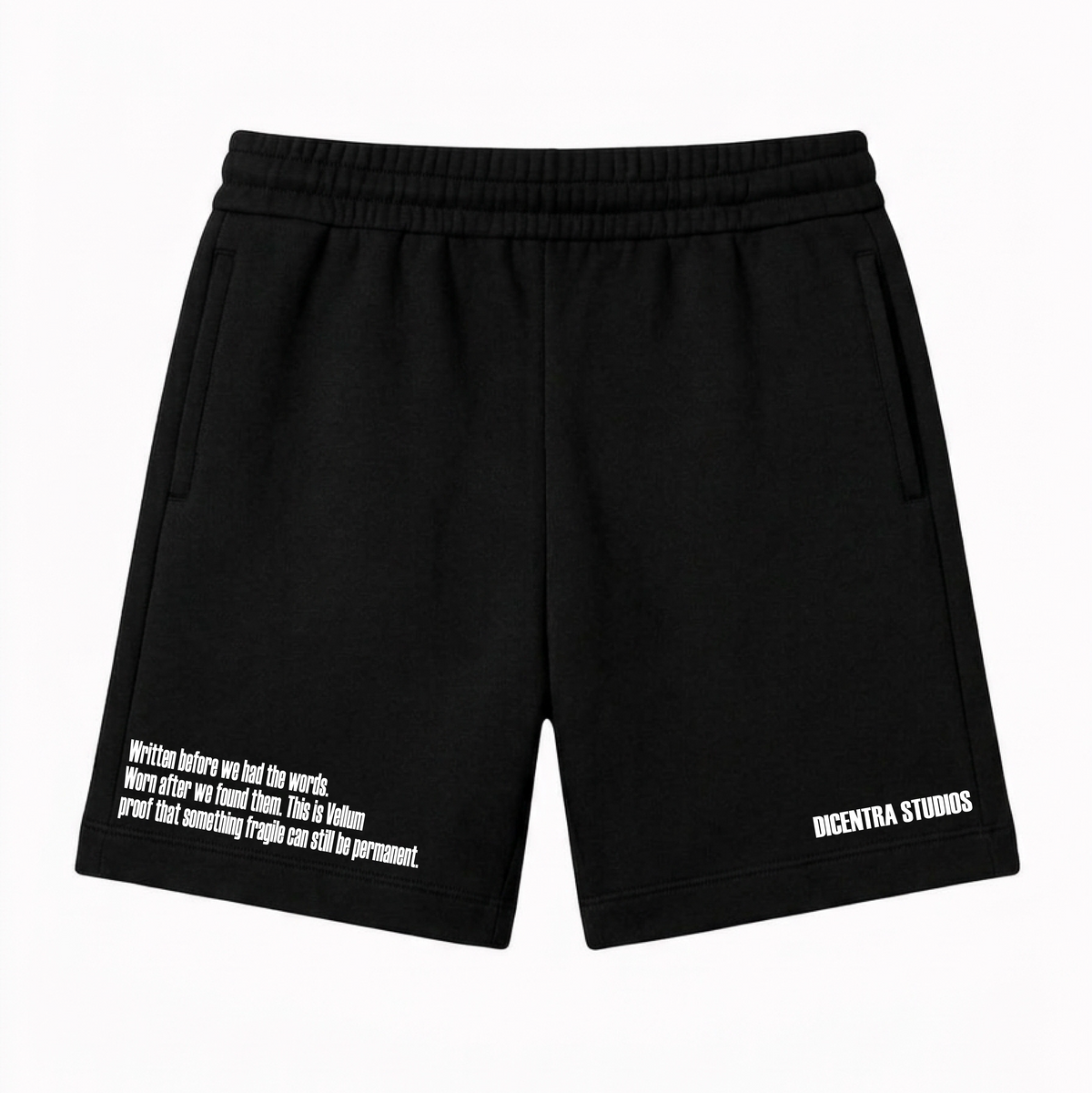 Short Negro Texto Antiguo - VL