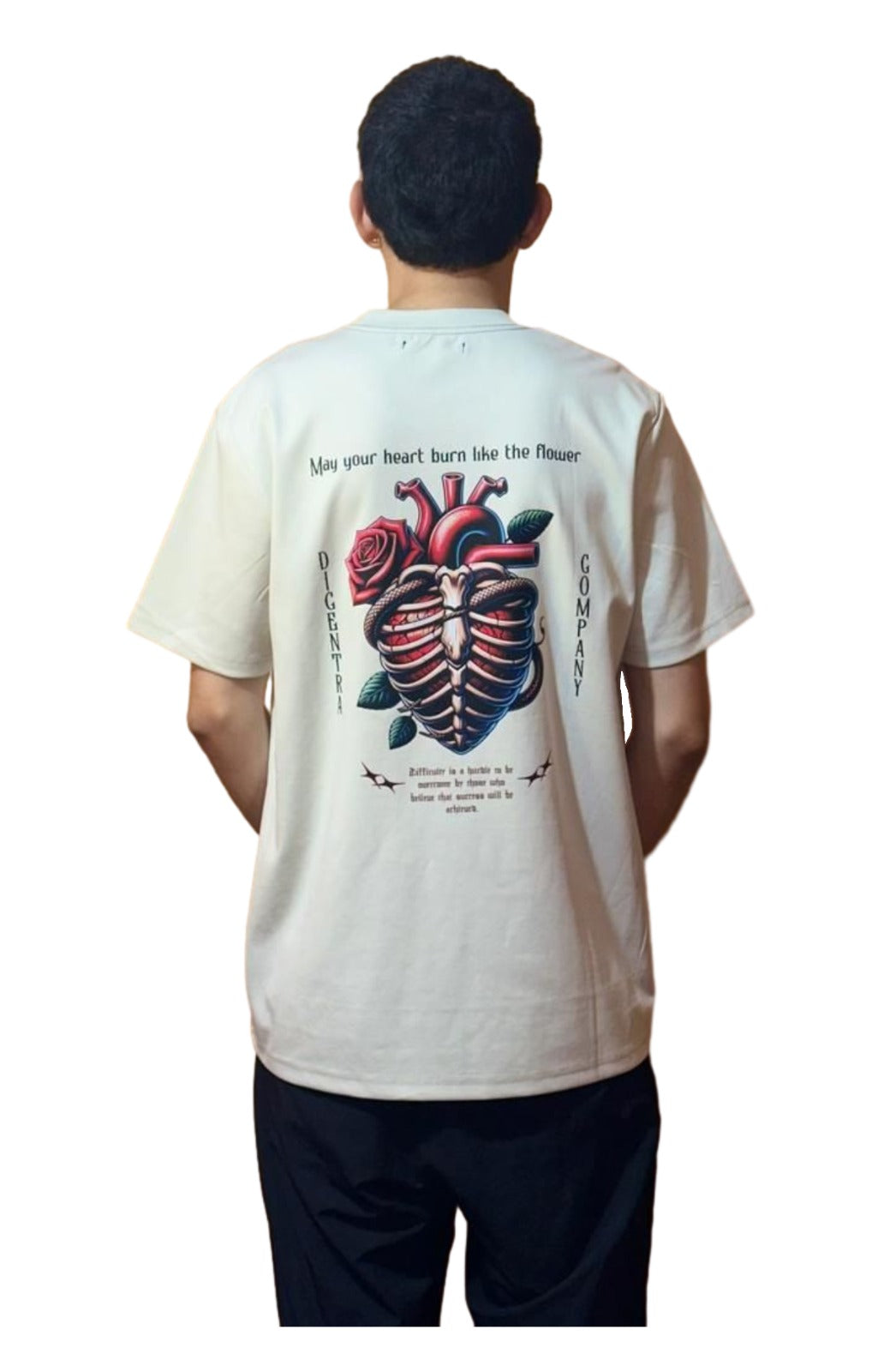 T-Shirt Luxury Cream Prison Heart